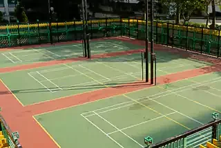 Badminton court